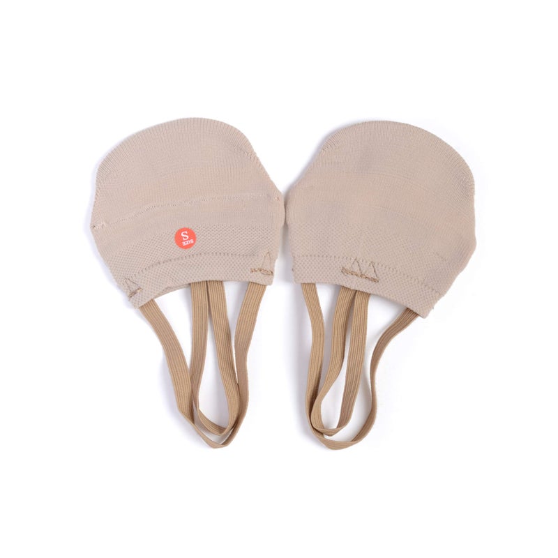 RGPros Knitted Half Sole Toe Shoes Socks for Professional Rhythmic Gymnastic Competition or Ballet Dance (S, 1 Pair) - Image 1